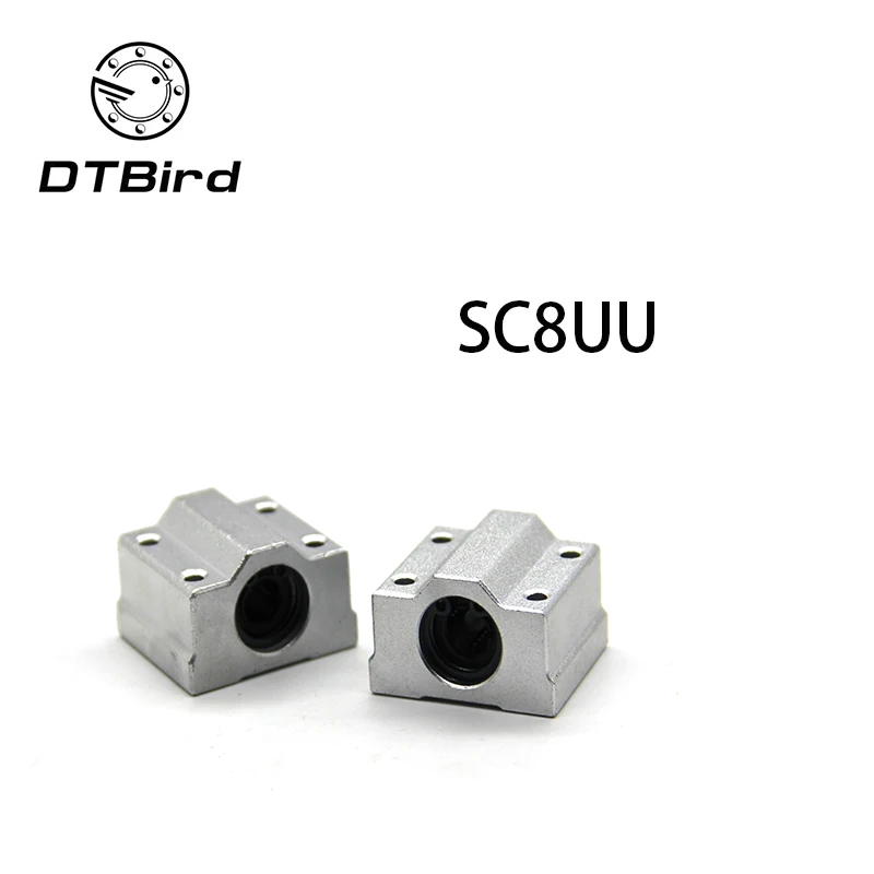

1pc SC8UU SCS8LUU 8mm Linear Ball Bearing Block CNC Router SC6UU SC10UU SC12UU SC13UU For CNC 3D Printer Shafts Rod Parts