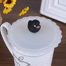 1 шт. Экологичная герметичная, силиконовая крышка для чашки прозрачная изоляционная крышка для чашки с уткой Пылезащитная Крышка для чайного кофе