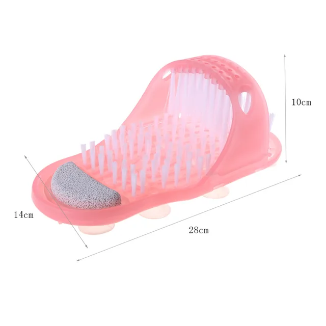 Plastic Bath Shower Feet Massage Slippers Bath Shoes Brush Pumice Stone Foot Scrubber Spa Shower Remove Dead Skin Foot Care Tool 5
