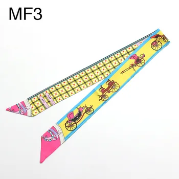 

Horse-drawn Vehicle Fashion Lady Silk-like Riband Scarves Bags Scarf Small Ribbon Hair Band Bandeaus BD29