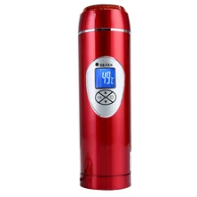 304 нержавеющая сталь двойной мощность автомобиля портативная чашка для воды Кубок изоляции интеллектуальный пульт дистанционного управления электрическая чаша