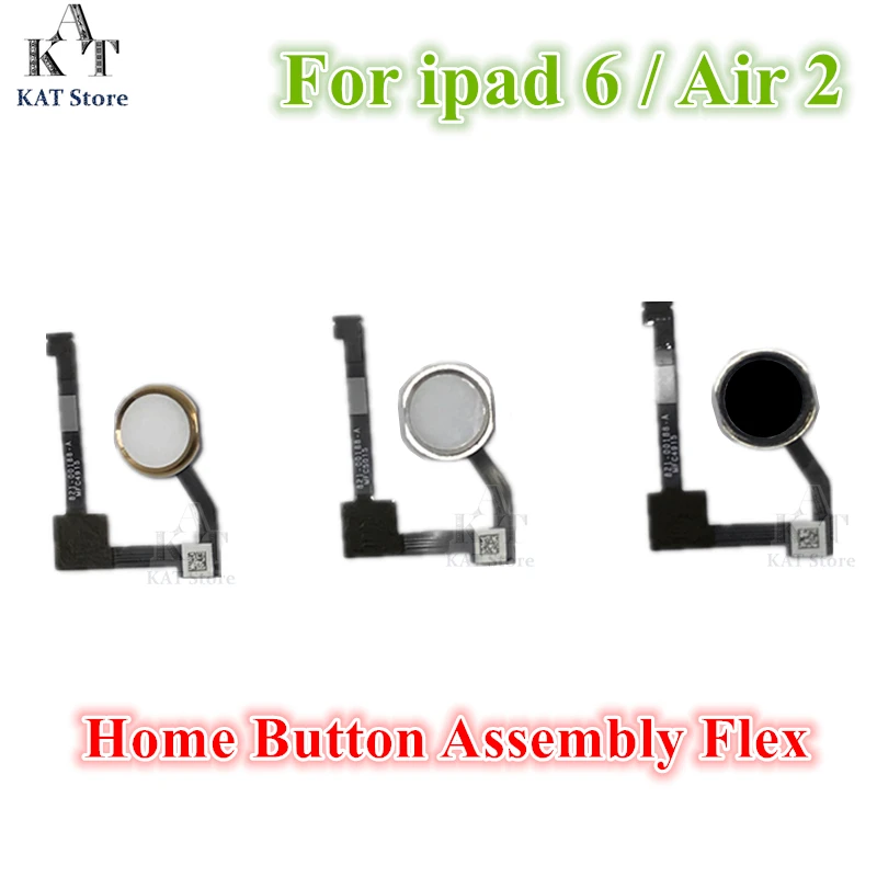 1 шт. для iPad Air 2 Air2 6 Gen A1567 A1566 Главная Кнопка ВКЛ./ВЫКЛ. в сборе меню Клавиша гибкий
