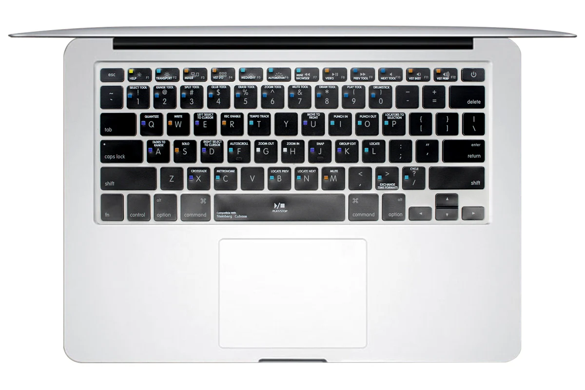 HRH Steinberg Cubase ярлык горячий ключ функциональная ТПУ подсветка клавиатуры Обложка кожи протектор для Macbook Pro Air 13 15 17 США