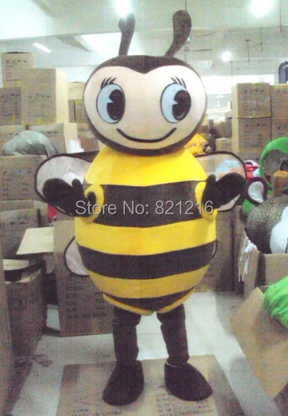 

BEE mascot costume for adults christmas Halloween Outfit Fancy Dress Suit Free Shipping Drop Shipping