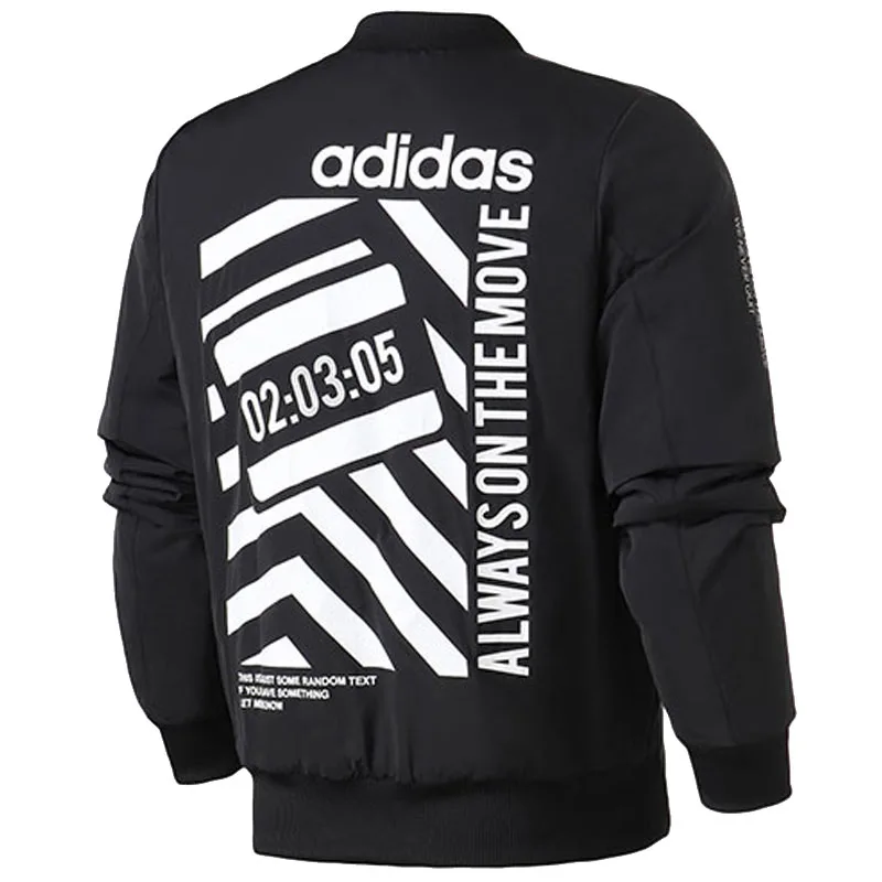 Новое поступление Adidas neo м PAD JKT куртка с хлопковой подкладкой, двухсторонняя одежда Для мужчин куртка спортивная одежда