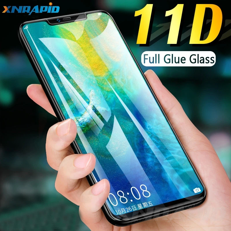 

11D glass screen protector is suitable for huawei P20 P30 Pro lite Mate 20p Smart 2019 full screen protector glass