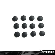 SRXTZM 12 шт. ABS для KIA Rio K2 K3 K4 K5 KX3 KX5 QL для Skoda Yeti Octavia A7 Автомобильный Дверной замок Защитная крышка винта черный белый