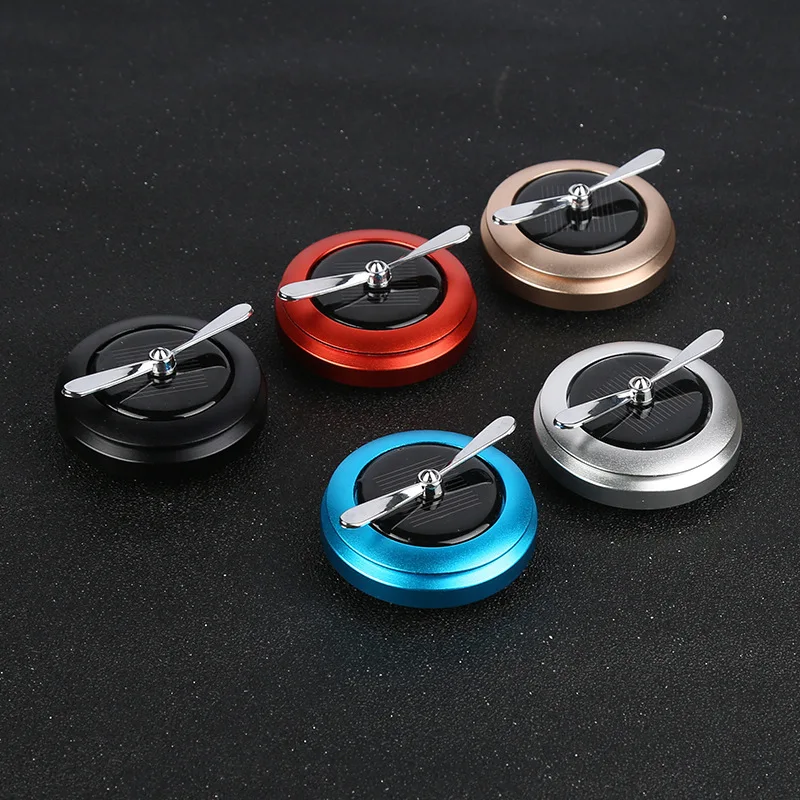

1 PCS Solar Car Perfume Alloy Metal Solar Rotating Scent Car Air Freshener Auto Diffuser Solar Energy Car Fragrance Air Purify