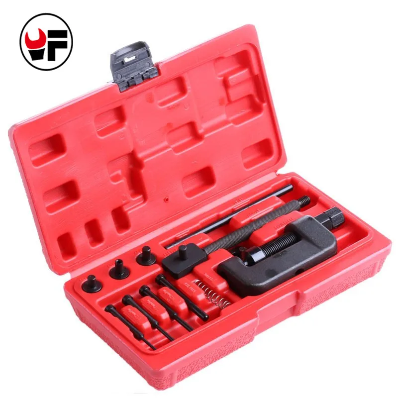 Motorcycle Chain Splitter Breaker Motorbike Riveting Tool Heavy Duty