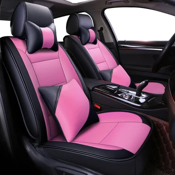

2018 new universal leather car seat cushions for Citroen all models c4 c5 c3 C6 Elysee Xsara C-Quatre Picasso luxury car styling