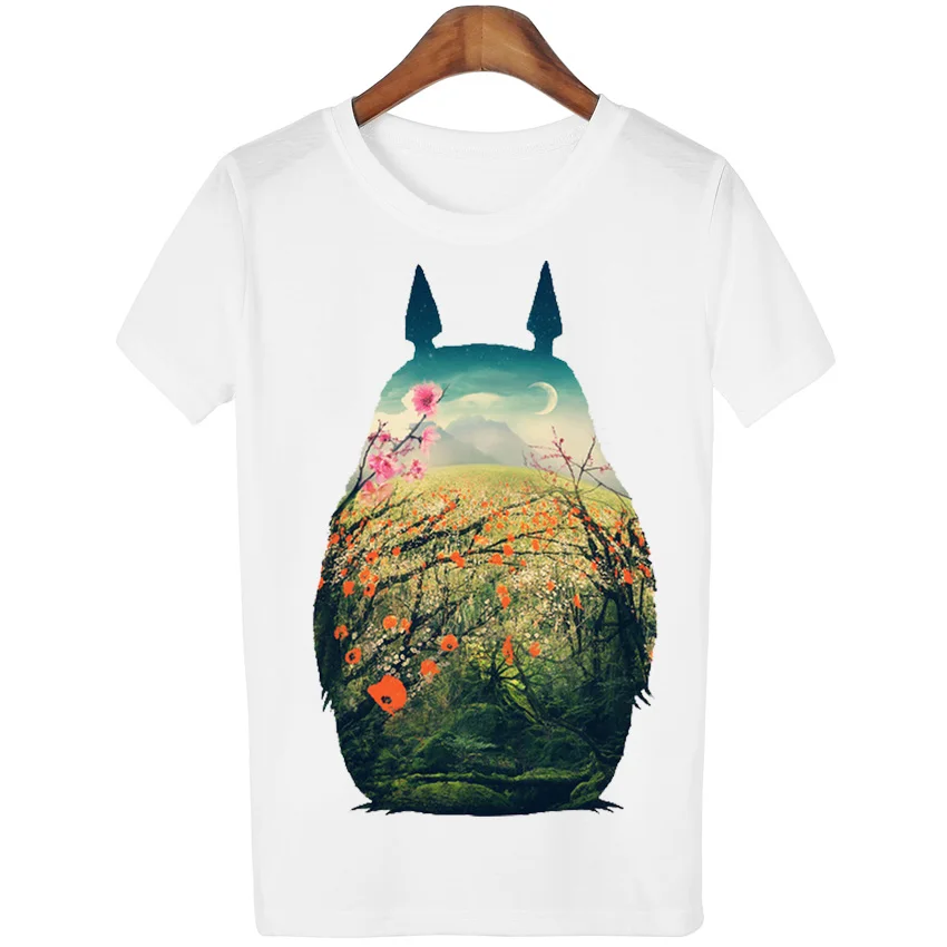 عارضة تي تي شيرت المتناثرة totoro طباعة camisetas موهير قمم س الرقبة لطيف تيز فام عارضة تي تي شيرت المتناثرة totoro طباعة camisetas موهير قمم س الرقبة لطيف تيز فام