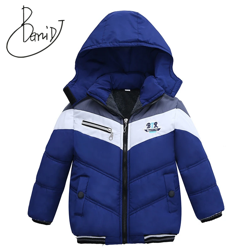 

Boys Parka Snowsuit Smile Jersey Casual Christmas Baby Coat Kids Warm Autumn Winter Jackets Girls Outerwear & Coats Snow Wear