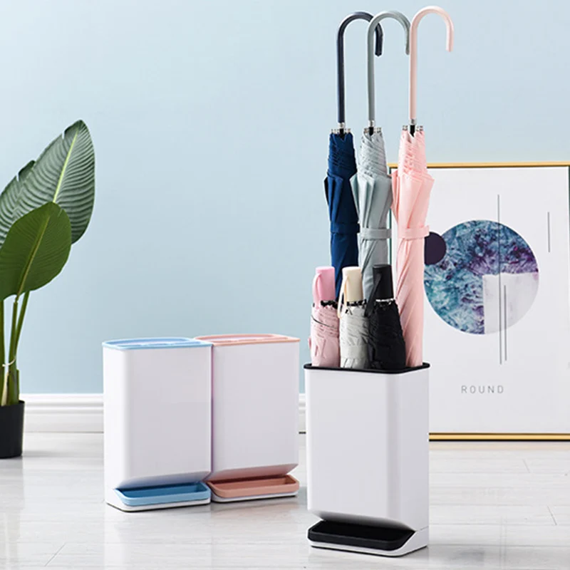  Detachable Umbrella Storage Rack Plastic Standing Umbrella Holder Stand Umbrella drain shelf Storag