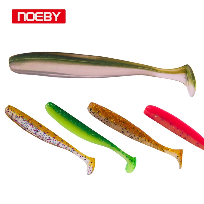 

Noeby Soft Lure 8pcs 12.5cm 10cm Soft Shad Lures Swimbaits Hengle Sport Leurre Souple