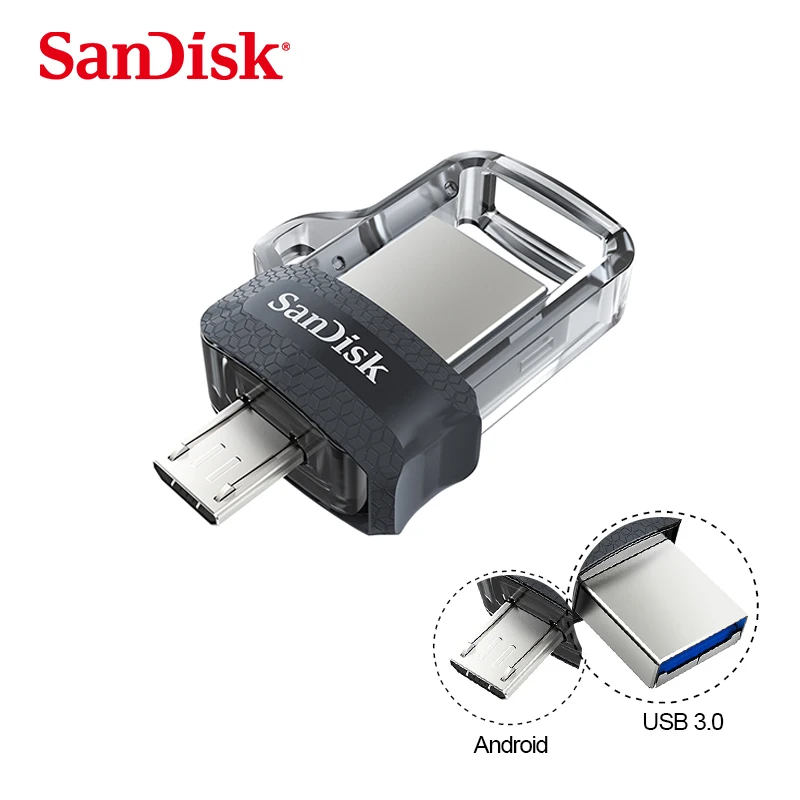 SanDisk USB3.0 USB флеш-накопитель 128 г 64 г 32 г 16 г OTG флеш-накопители флешки sdd3