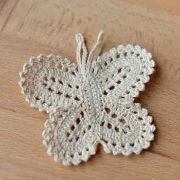 

DIY accessories crochet lace cotton Lei Sibu butterfly patch stickers affixed cotton Lei Sibu
