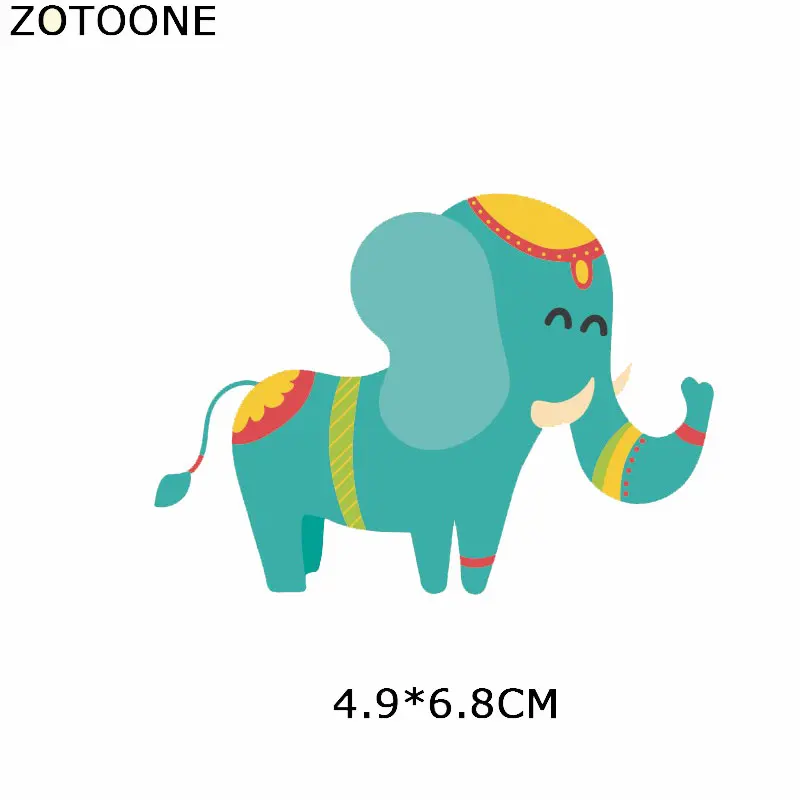 ZOTOONE животное нашивки в форме единорога собака наклейки Ловца снов железо на одежду теплопередача Diy аппликация вышитая ткань G