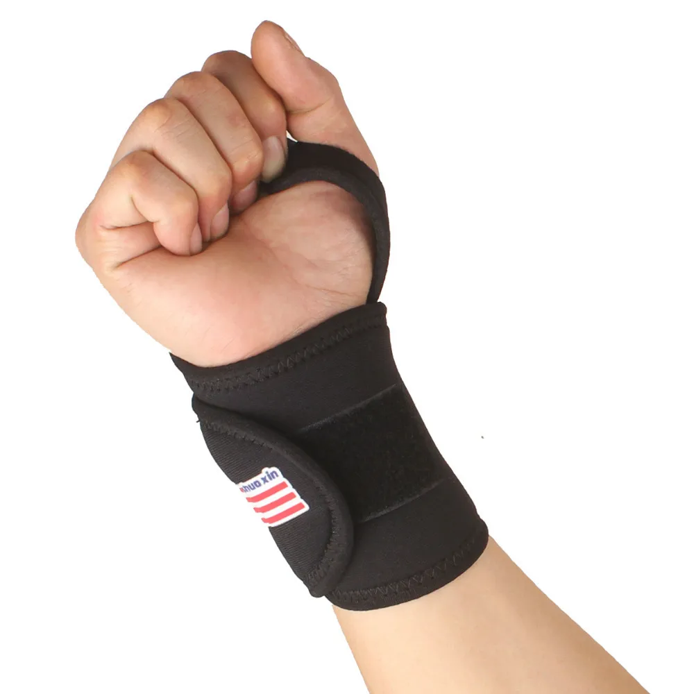 

Free Shipping Monolithic Sport Gym Elastic Stretchy Wrist Guard Protector - Black