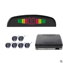 1Set LED Parking parktronic Sensors Car reverse Sensor retroceso aparcamiento reversing Radar Monitor System sensori parcheggio