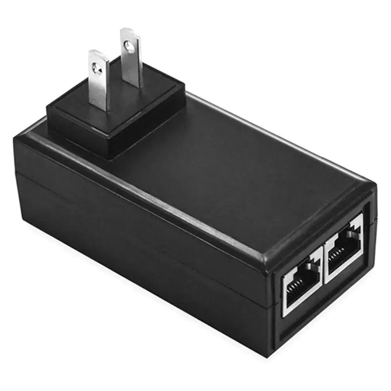  VODOOL 48V 0.5A 24W POE Power Injector POE Ethernet Network Adapter Wall Plug Surveillance CCTV Sec - 33034874686