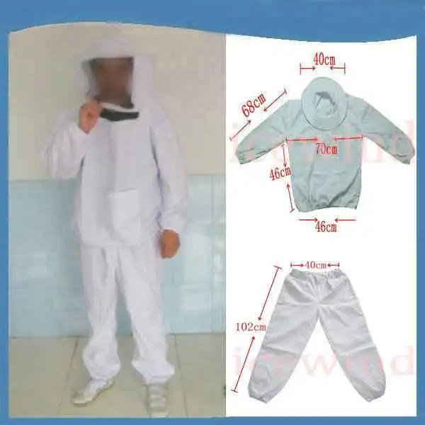 

High Quality Beekeeping Full Suit with Veil Jacket and Pants Veil Bee Protecting Dress Camouflage Beekeeping Suit Unisex