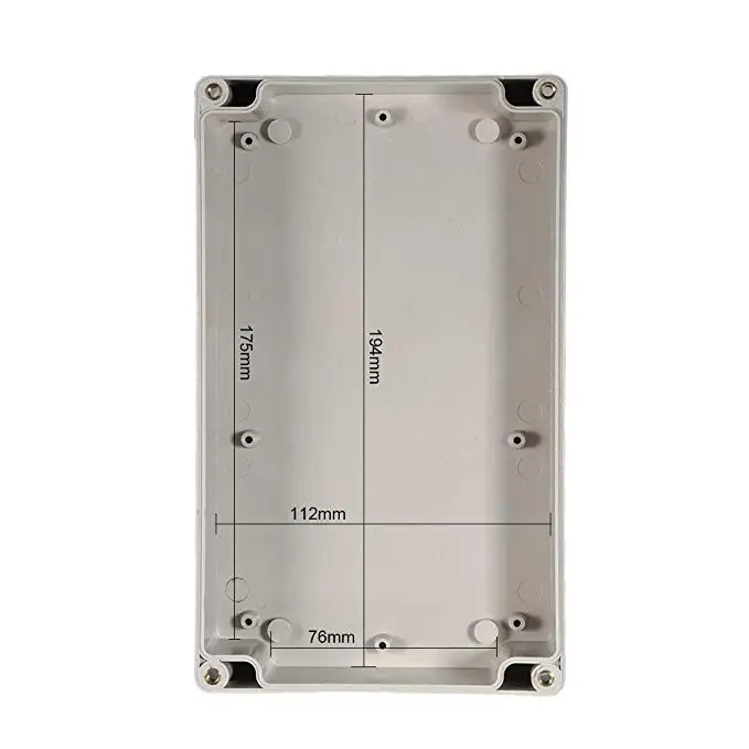 Cena Skrzynka przyłączeniowa ABS uniwersalny projekt obudowa obudowa do elektronicznego w PC przezroczysty przezroczysty pokrywa 200mm x 120mm x 56mm