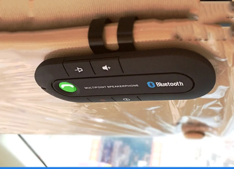  Car sound player Bluetooth receiver Sun visor Car Bluetooth Handsfree Bluetooth speaker Car Bluetoo
