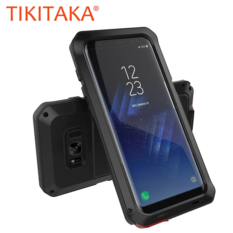 

Metal Military Anti-Knock Dustproof Shockproof Armor Case for Samsung Galaxy S8 S9 Plus S7 S6 Edge S5 S4 Note 8 5 4 3 S9 Cover