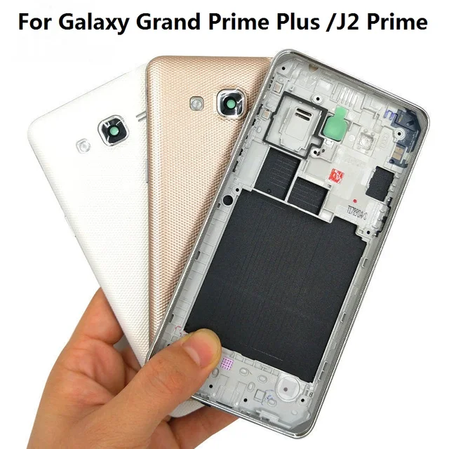 Coque pour Samsung Galaxy Grand Prime Plus /J2 Prime, cadre avant, châssis, bouton latéral, couvercle de batterie arrière, G532F G532H