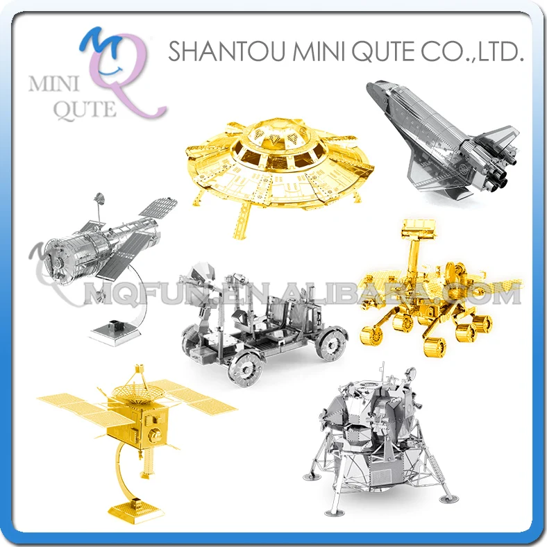 Mini Qute Piece Fun 3D outer space Mars Apollo Lunar