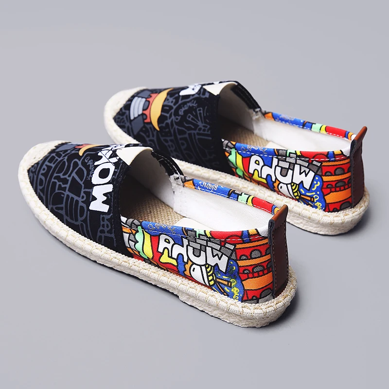 

slip-on casual shoes canvas shoes Vulcanized shoes with animal picture yonggeyz908