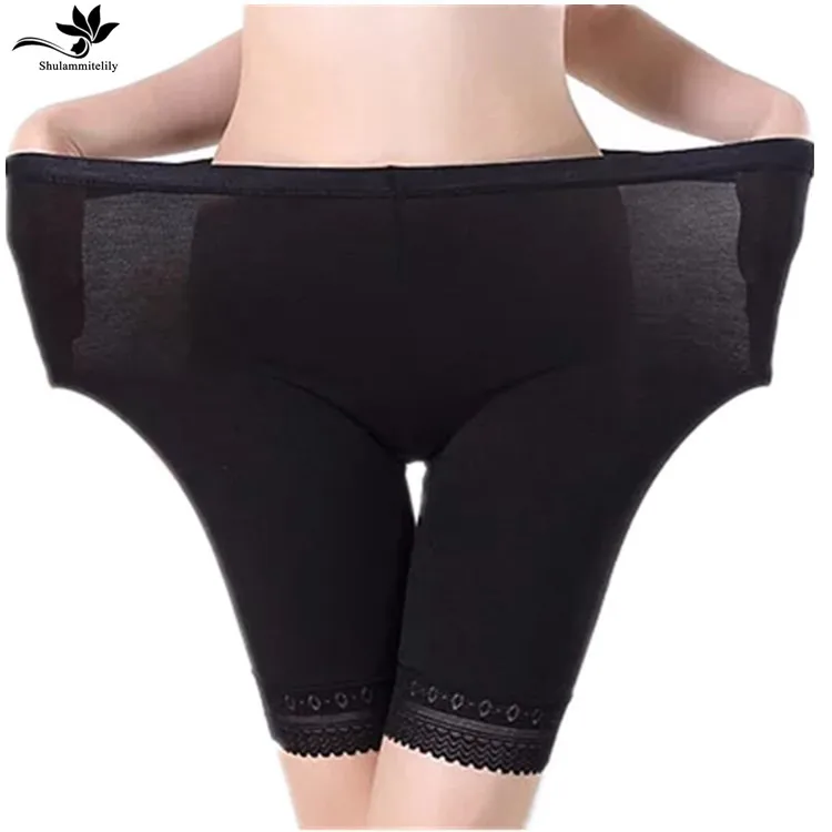 

3pcs/lot soft comfortable cotton material boxer shorts safety pants for women panties plus big size high waist ladies' underwear