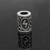 Viking Rune – perles de Dreadlock pour hommes ou de cheveux, petites perles pour Bracelets à faire soi-même, bijoux ► Photo 3/5