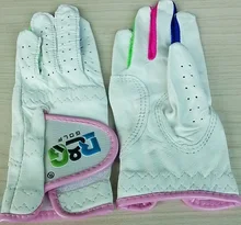 B&G branded hot sale colorful genuine leather children golf gloves