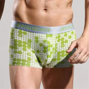 

Sexy Men's Underwear Boxer Shorts Mens Brand Knickers Pouch Boxer Shorts Bamboo Fiber Man Underpants Printing Short Trunks Man