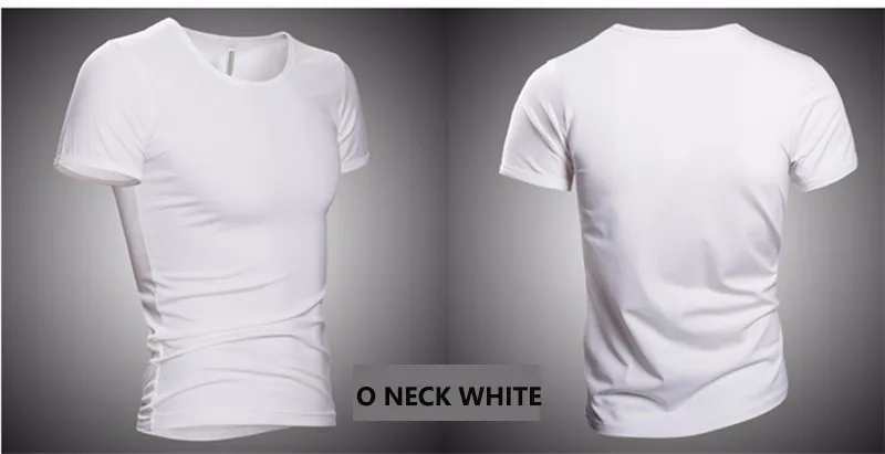 2020 Summer T Shirt Solid Cotton High Quality Slim Casual New Brand Chase Deer White And Black Tracksuit Underwear T-Shirt Men