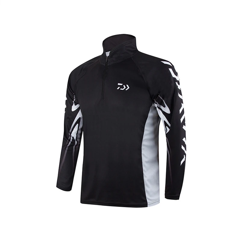 

2018 New Daiwa Outdoor Professional Fishing Shirt Bamboo Fiber Upf 50+ Breathable Quick Dry Anti-uv Fishing blouse Send Gift