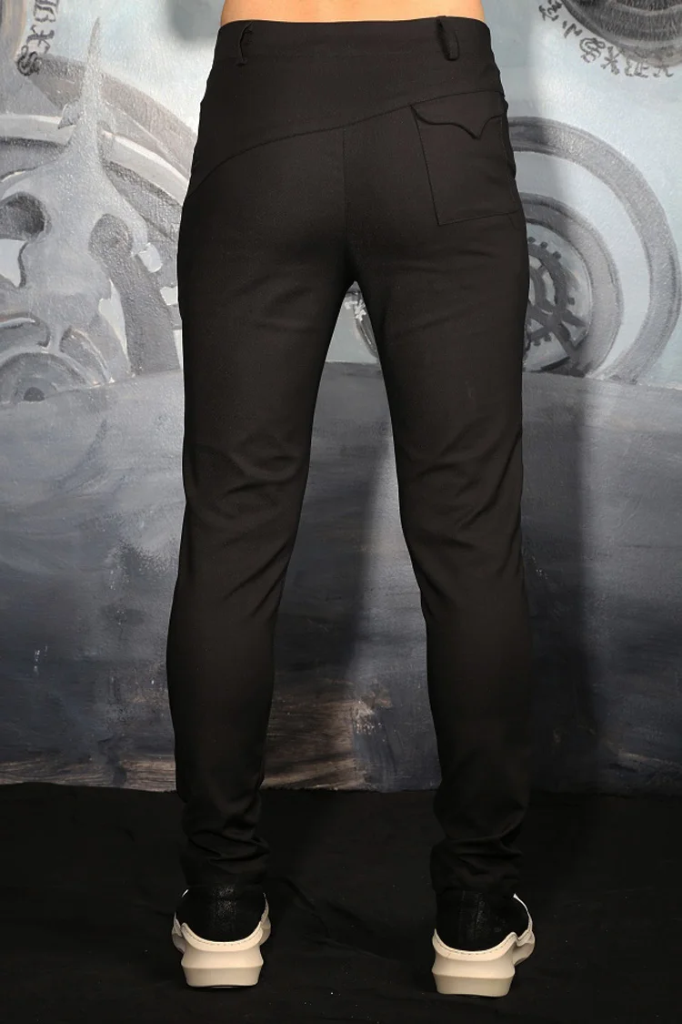 M-5XL мужские брюки больших размеров мужские повседневные штаны для стройных обтягивающих штанов конические шаровары модный костюм штаны на молнии