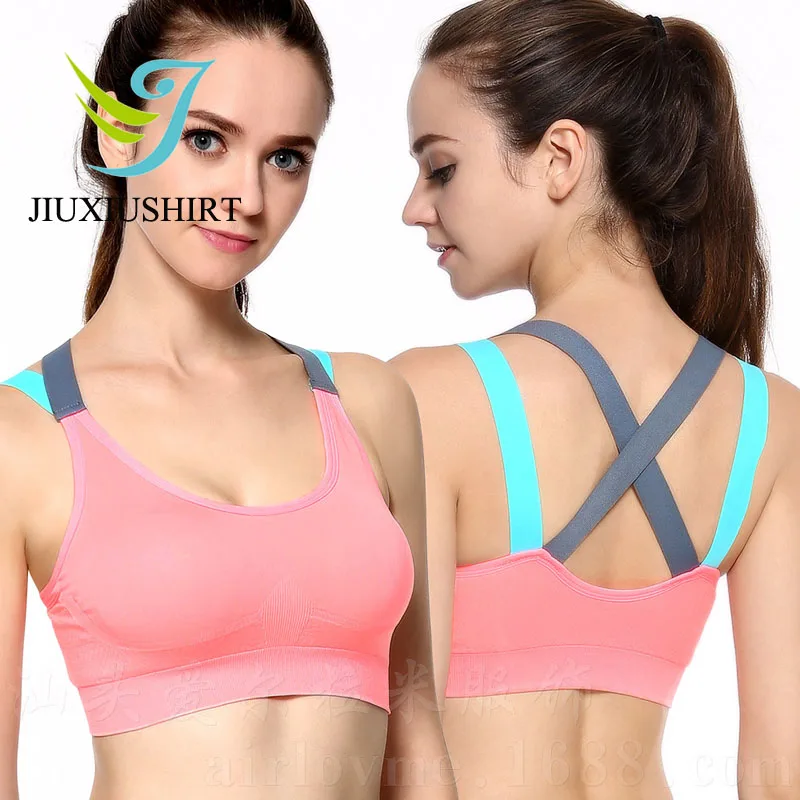 Women Sexy Fitness Yoga Push Up Sports Bra Running Seamless Padded Professional Shockproof Pink Black Plus Size Top Bra xl xxl Women Sexy Fitness Yoga Push Up Sports Bra Running Seamless Padded Professional Shockproof Pink Black Plus Size Top Bra xl xxl