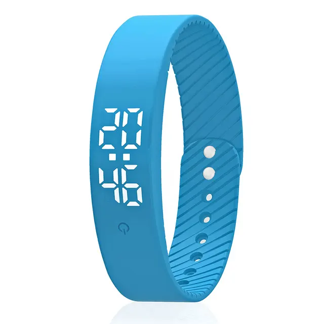 LED Pedometer Waterproof Tracker Wristband Pedometer Wristband Watch