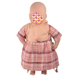Одежда для куклы Fit 50 см новый костюм Шотландии стиль сетки платье кукольный наряд 20 дюймов куклы