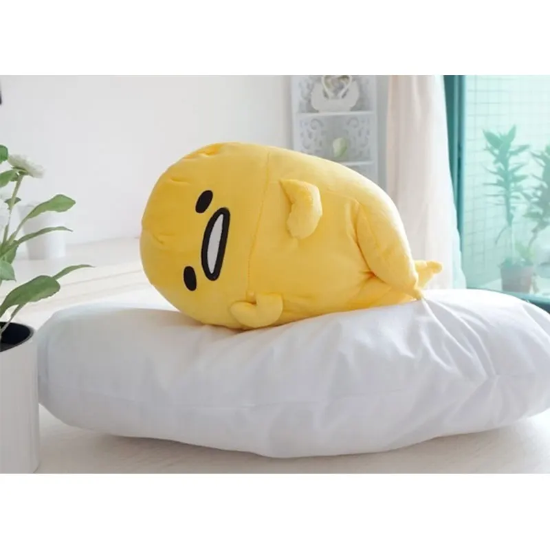 40*40 см мультяшное аниме Gudetama ленивое яйцо jun плюшевая игрушка мягкая кукла яичный