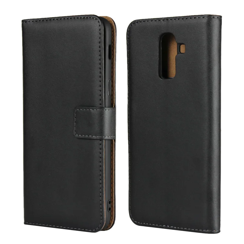 

Luxury Flip Genuine Leather Wallet Cover bag Magnetic Card Case For Samsung J8 J4 J6 Plus J3 J7 J2 Pro 2018 J5 2017 2016 2015