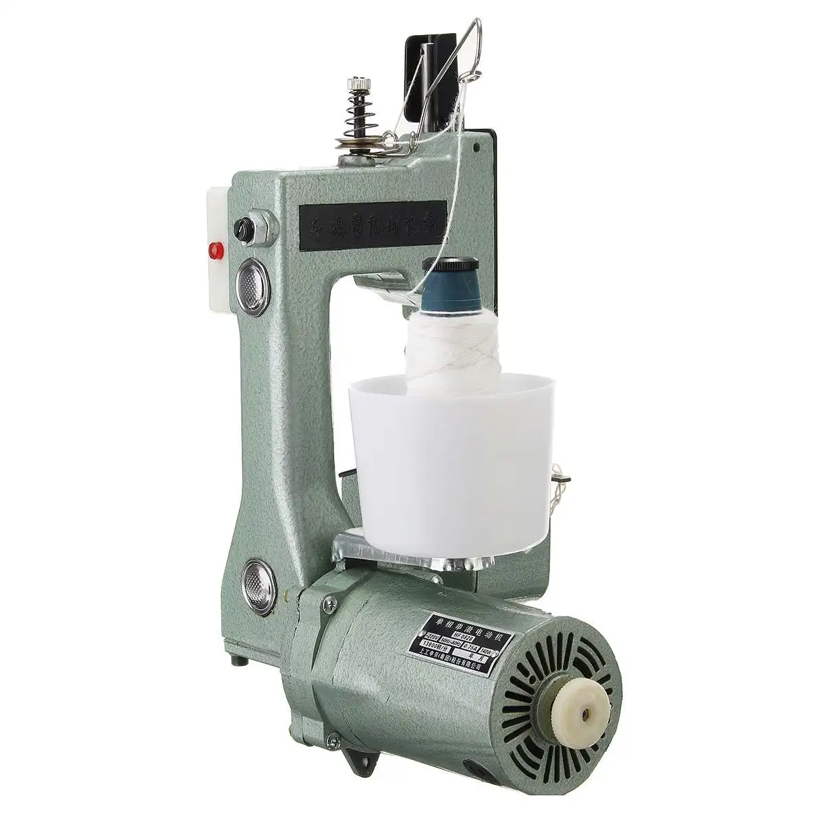 90W 110 V-220 V Портативная электрическая швейная машина для домашнего текстиля, промышленная швейная машина для сшивания мешков