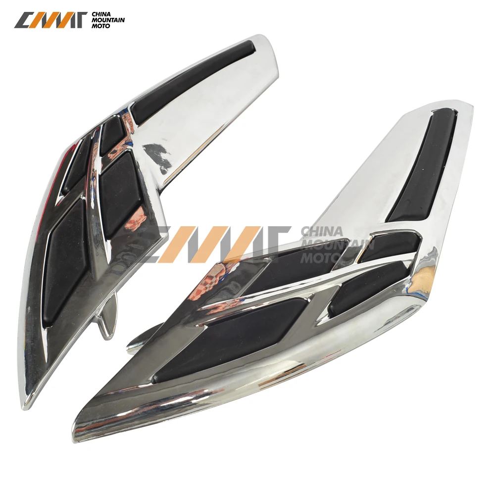 

Chrome 2Pcs Fairing Tank Trim ABS Plastic case for Honda Goldwing GL1800 2001-2011