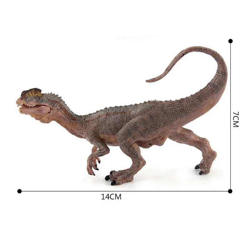 Парк Юрского периода игрушечные модели динозавров carnoaurus Dilophosaurus velocyraptor ПВХ