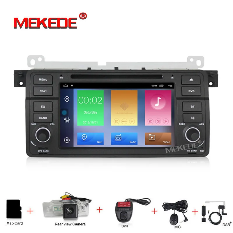 Sale HD Android 9.1 2G RAM Car stereo head unit navigation GPS NAVI DVD player for BMW E46 M3 3series E39 E53 X5 with wifi BT canbus 0