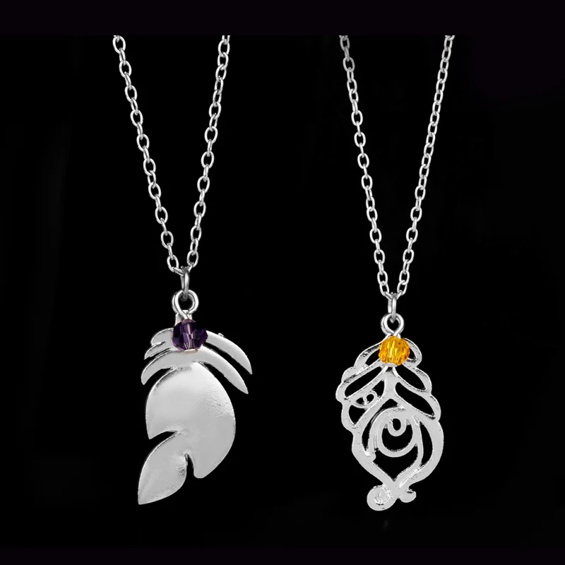 

MQCHUN Couple Xayah Necklaces Rakan Jewelry League of Legend Pendant LOL Kalista Pendant Garen Necklace Jewellery Choker Collier