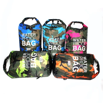

Camouflage Outdoor Dry Bag Waterproof Storage Bag Rafting Diving Dry Bag Sack Swimming Storage Bag for River Trekking Camping