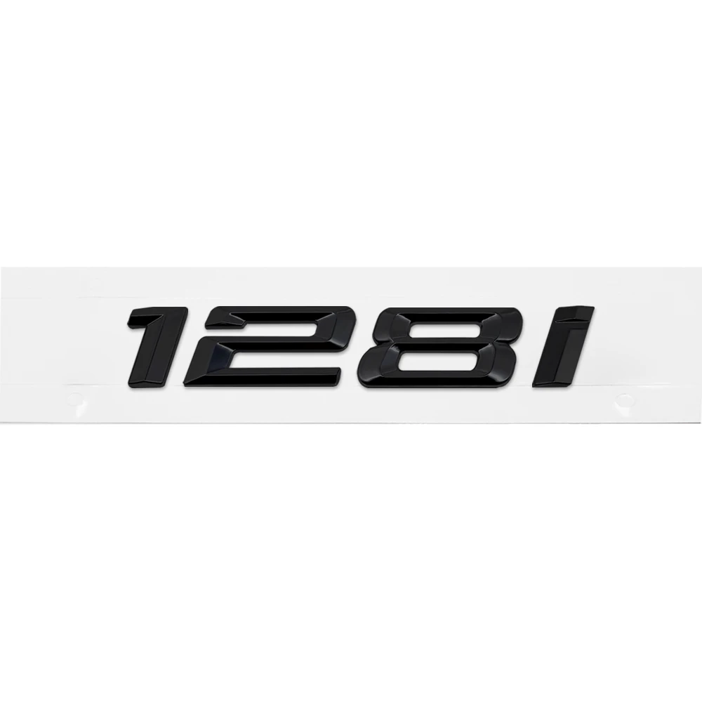 Черная наклейка для BMW 1 серии 125i 128i 130i 135i X3 E21 E93 E82 M2 M3 пластиковая Авто 3D буква